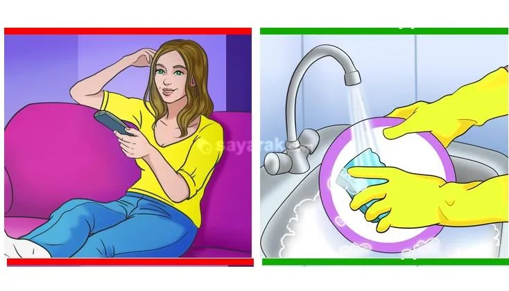 شستشن ظروف، تمیز کردن خانه و شستن  و تا زدن لباس می تواند زندگی شما را طولانی کند