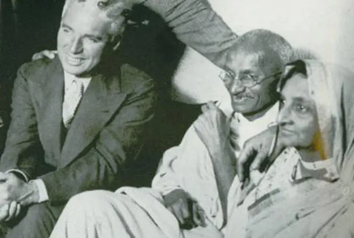 چاپلین و گاندی ، لندن ، 1931