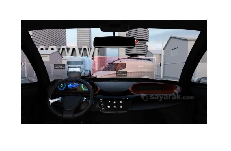 شیشه های جلو خودرو با قابلیت AR