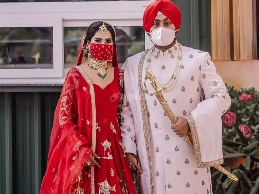 ماسک عروس هندی