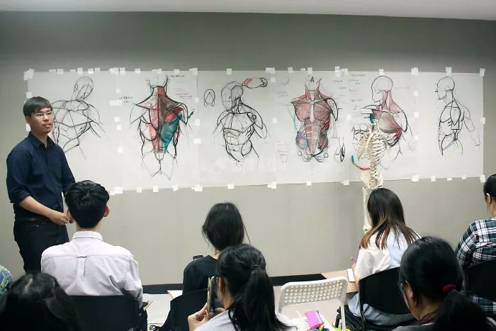 نقاشی آناتومی در تایلند