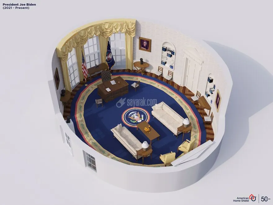 دفتر بیضی کاخ سفید